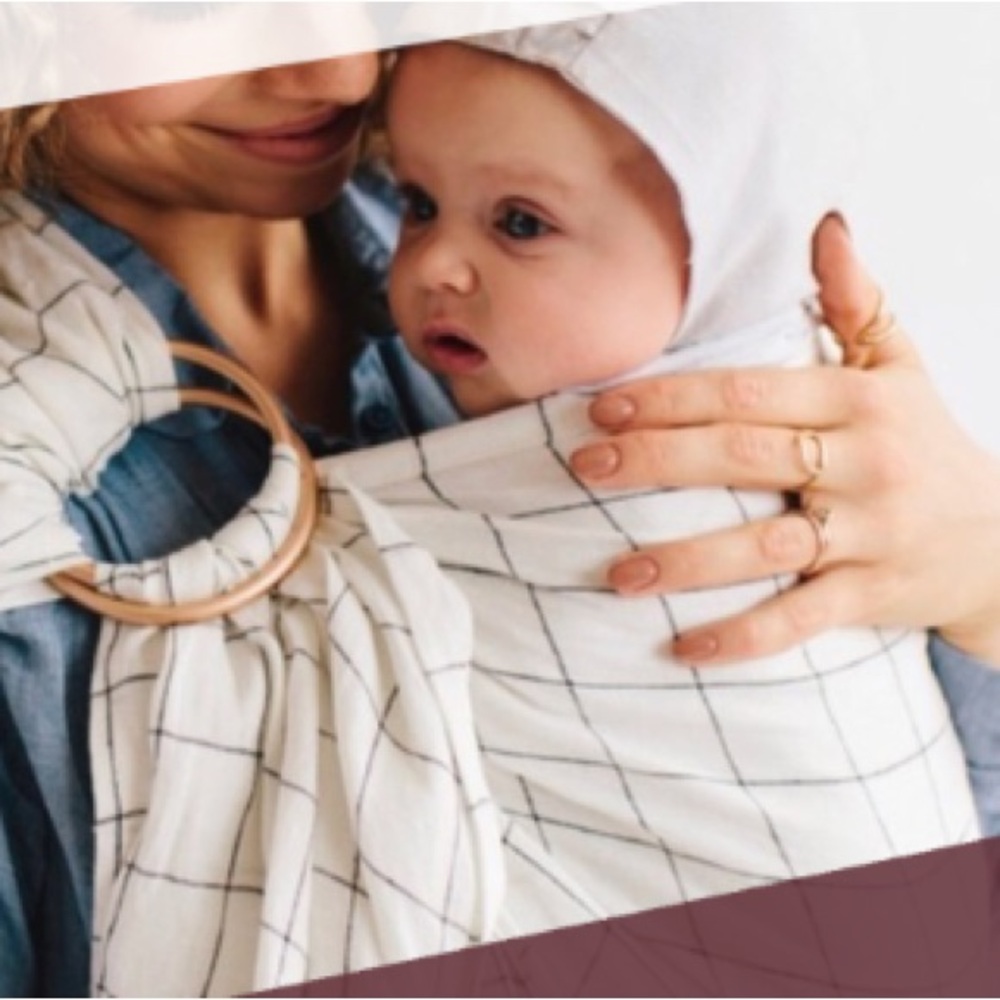 Wildbird Sling Owlet BR, White Black Grid - Picture 2 of 2